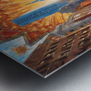 depicts a mosaic of cultures histories and dreams intertwined. Metal print