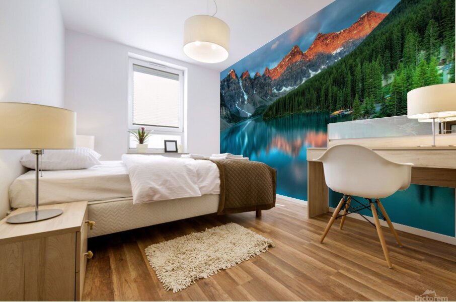 Nature Photo: Blue Sea Mural print