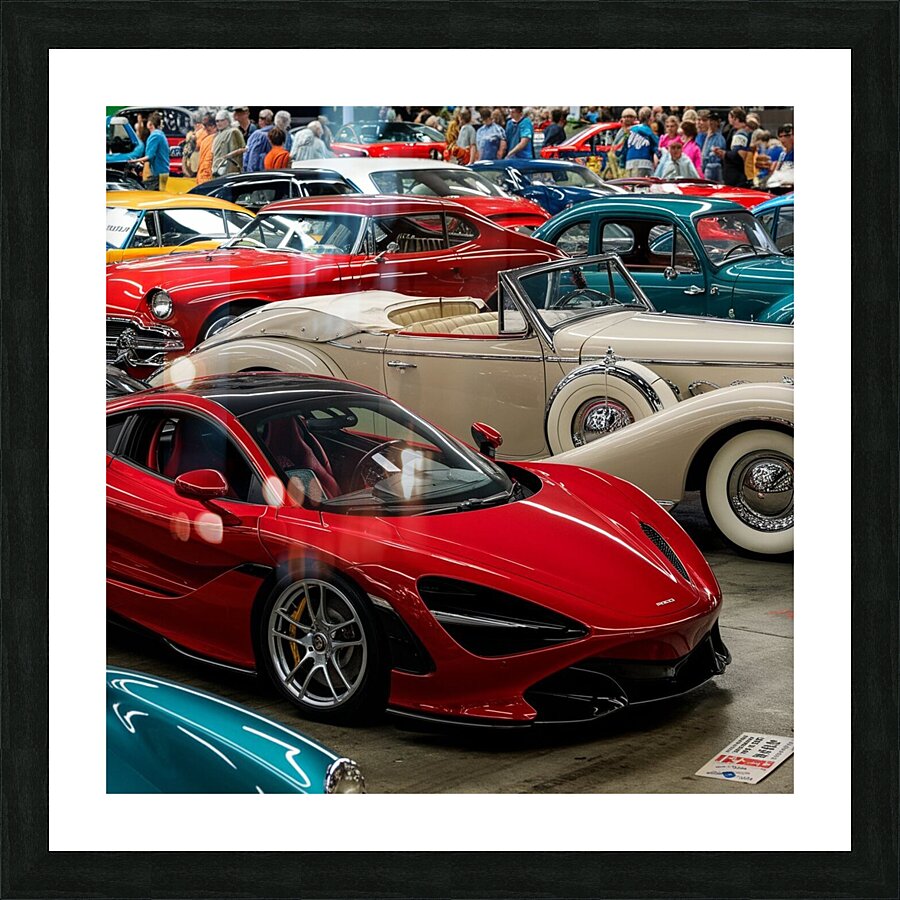 The automotive world Picture Frame print