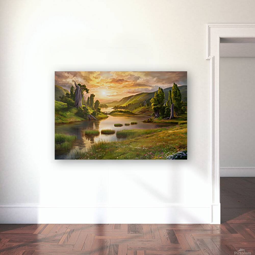 large-scale landscape painting  Reproduction
