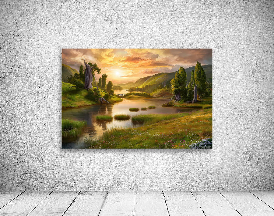 large-scale landscape painting  Wall Preview
