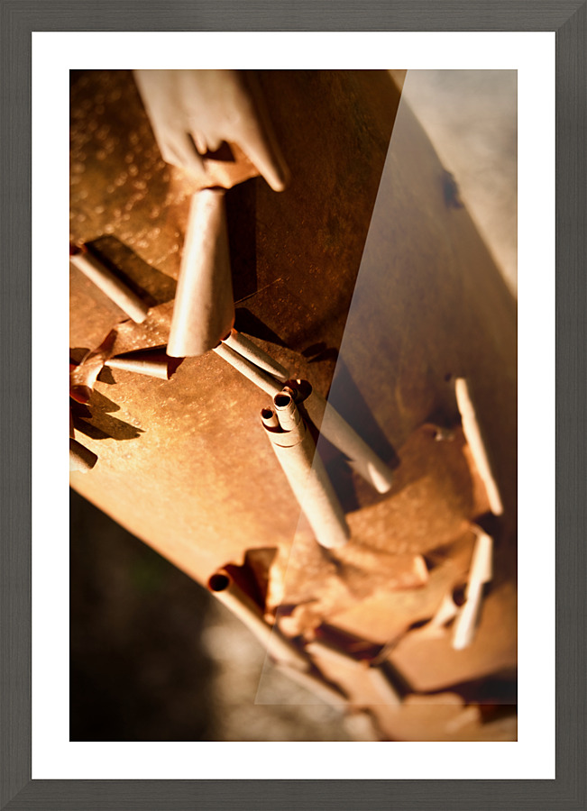 Secret Scrolls Picture Frame print