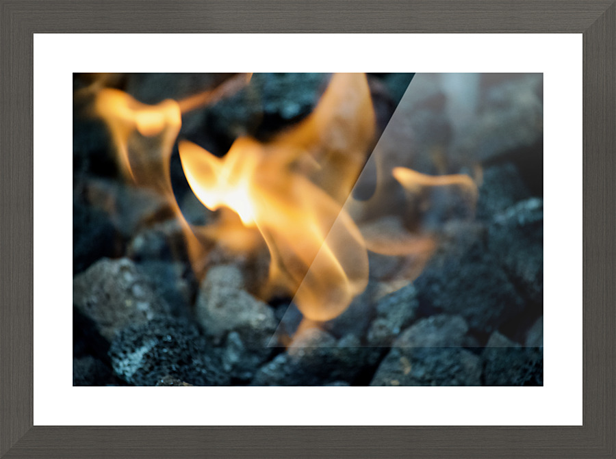 A Slow Fire Burning 2 Picture Frame print
