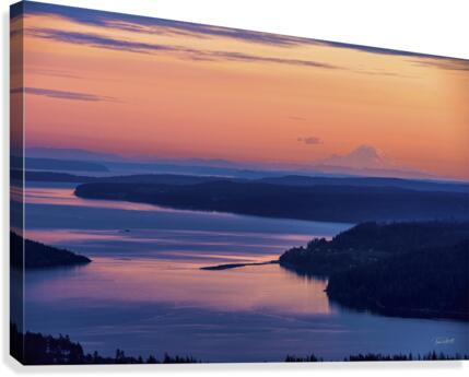 Puget Sound Sunset Canvas Print
