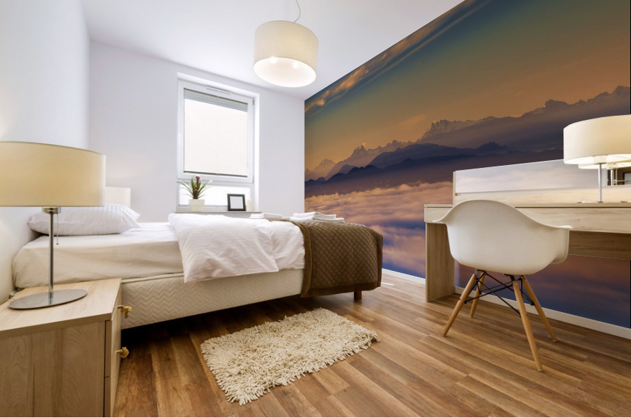 Above the Clouds Mural print