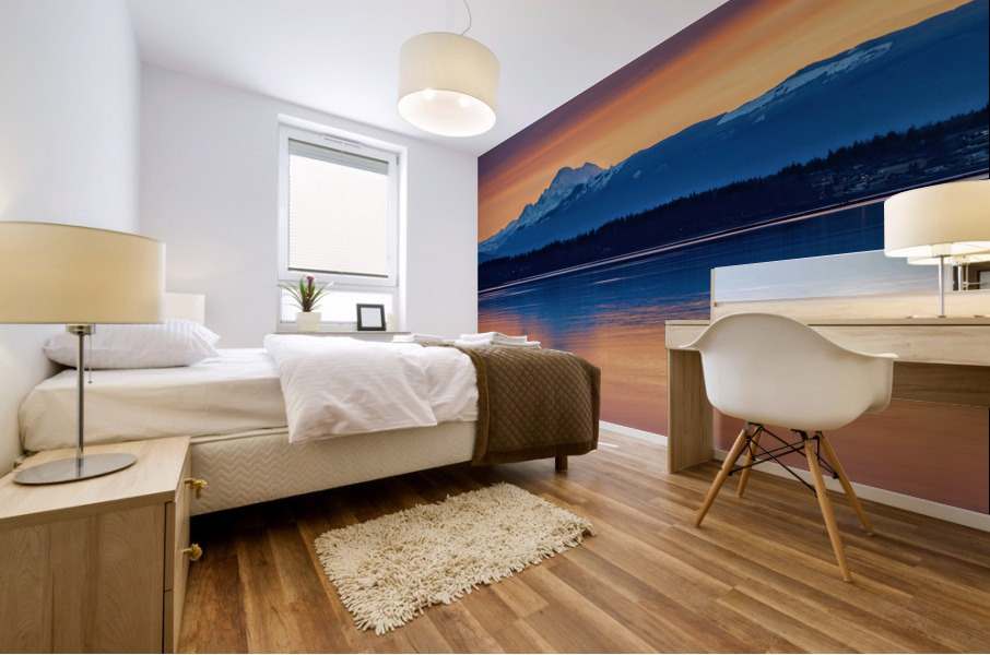 Mt. Baker Sunrise Mural print