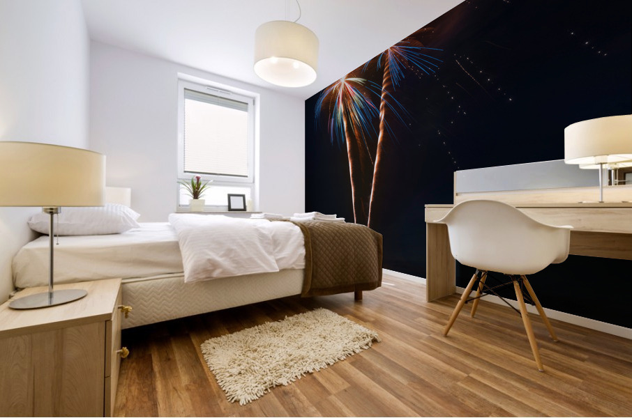 Lopez Fireworks Mural print