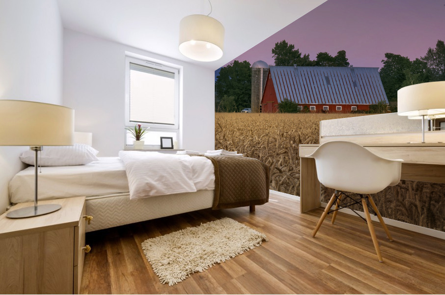 Rural Evening Mural print