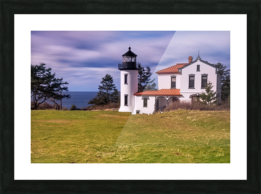 Admiralty Head Lighthouse Picture Frame print