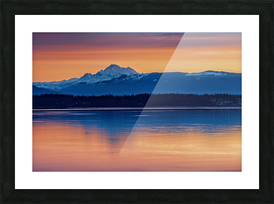 Mt. Baker Sunrise Picture Frame print