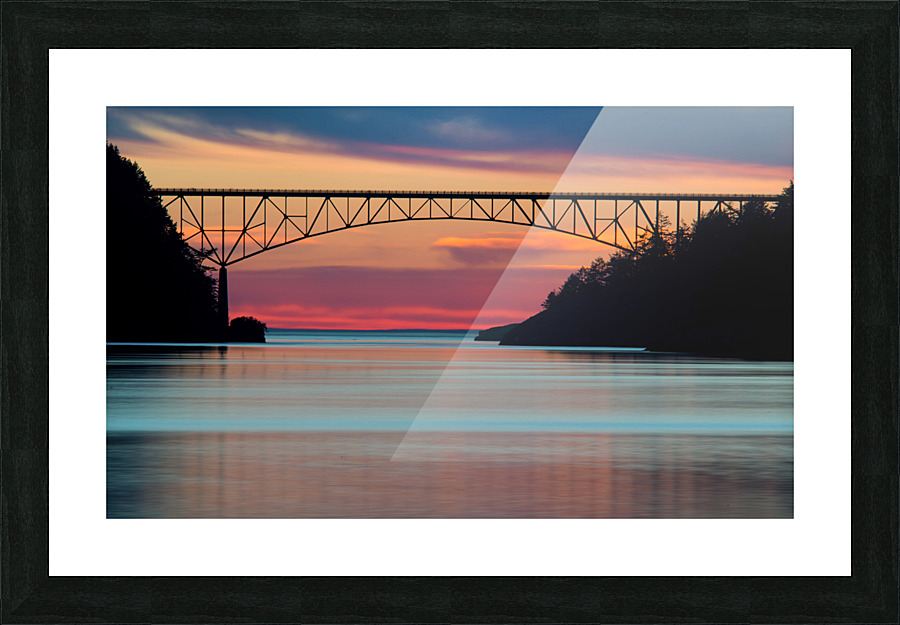 Deception Pass Bridge Picture Frame print