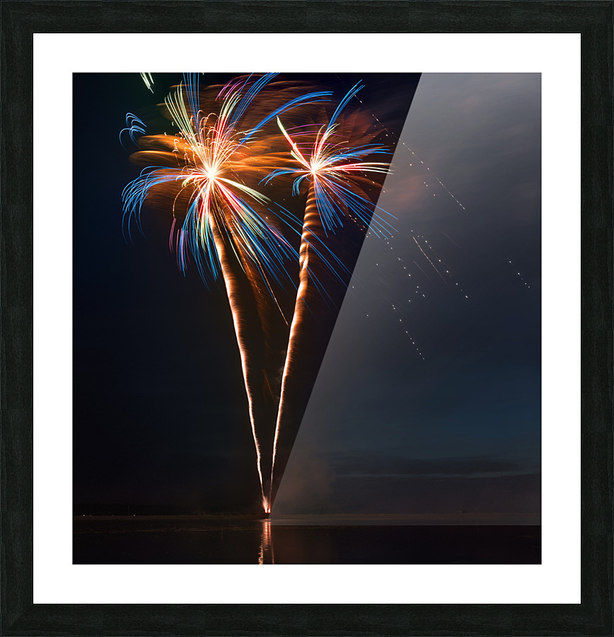 Lopez Fireworks Picture Frame print