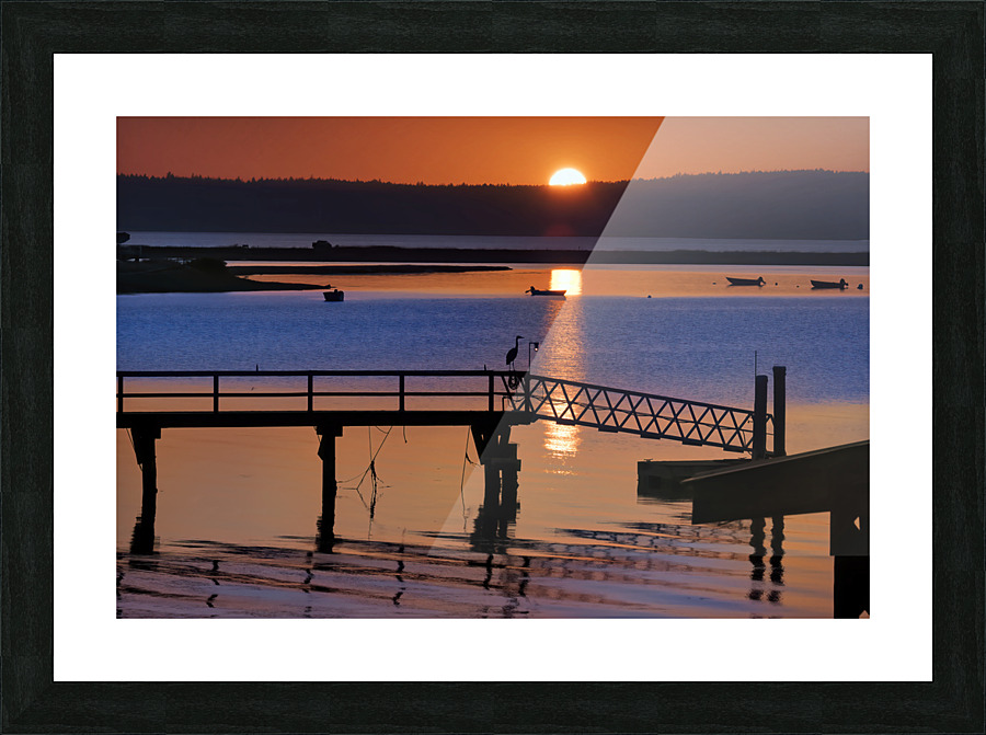 Midsummer Lopez Sunset Picture Frame print