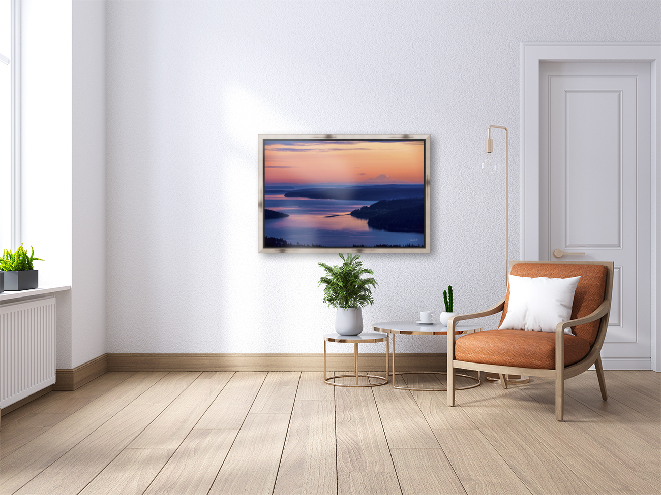 Puget Sound Sunset Reproduction