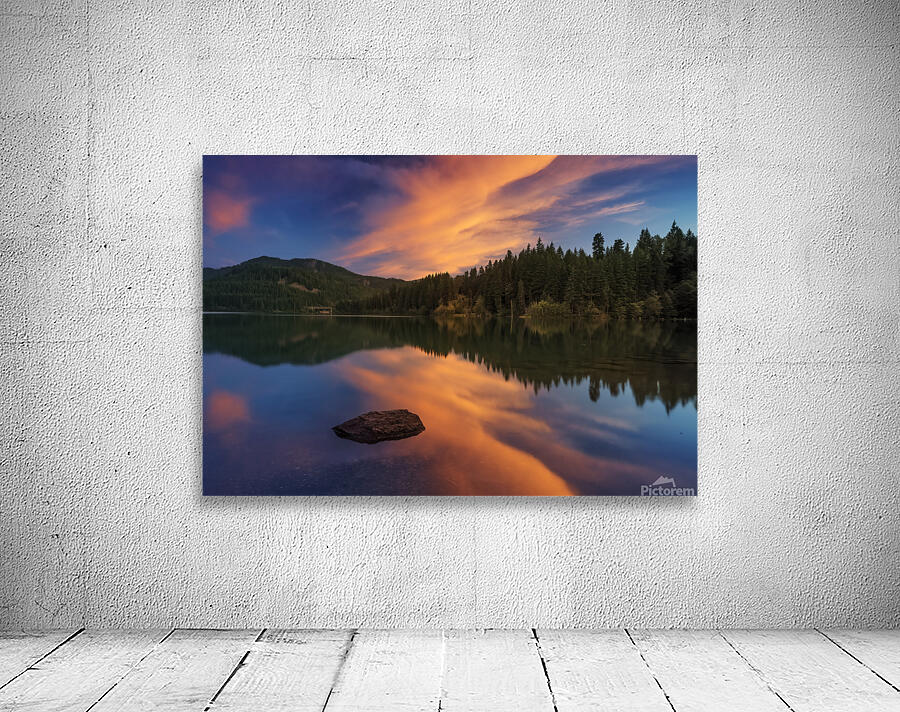 Sunset Reflection Wall Preview