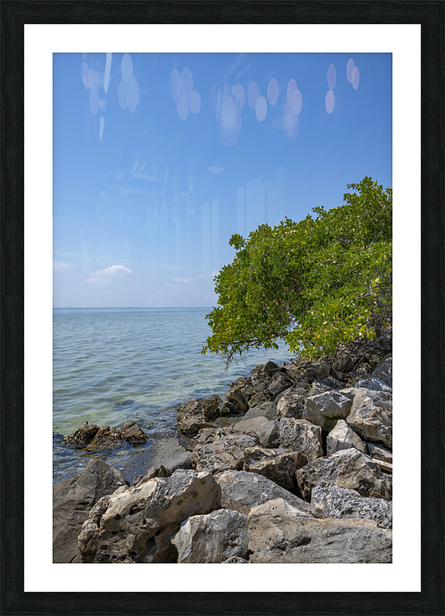 Tampa Causeway Picture Frame print