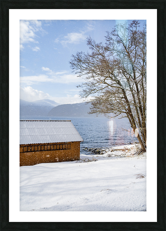 Norway Winter 2 Picture Frame print