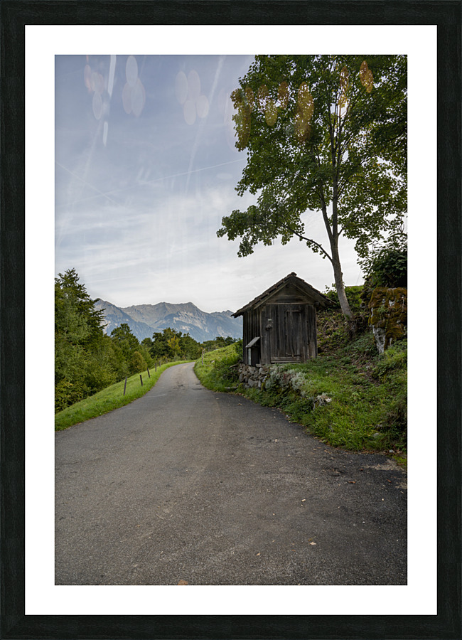 Switzerland Shed Picture Frame print