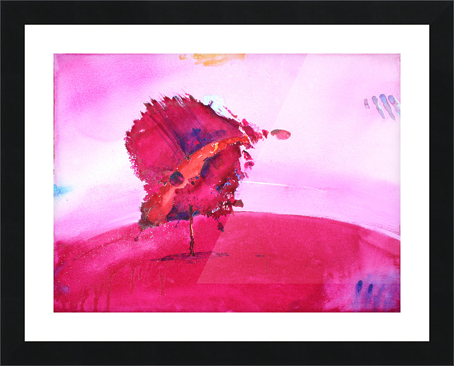 Red Derivities  Picture Frame print