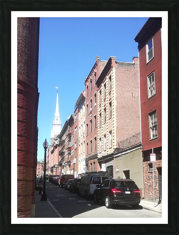 Boston Street Picture Frame print