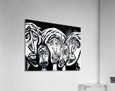 AGING GRACELESSLY Acrylic Print