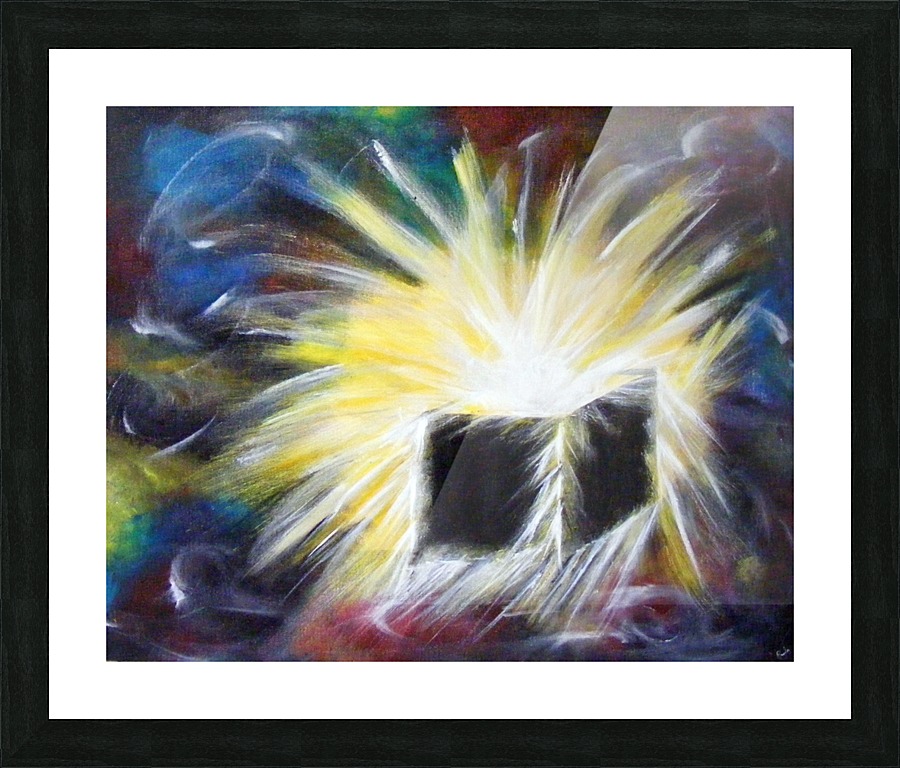 Outside the Box Picture Frame print