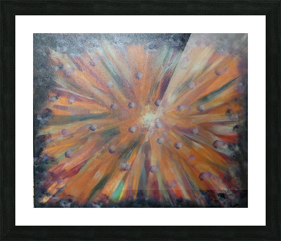 Bang Picture Frame print