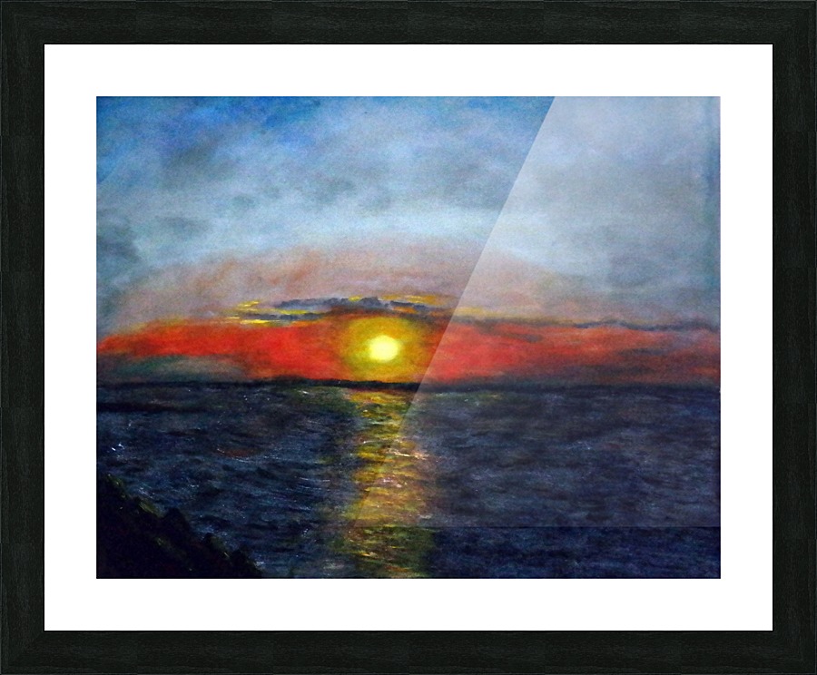 A Perfect Sunset Picture Frame print