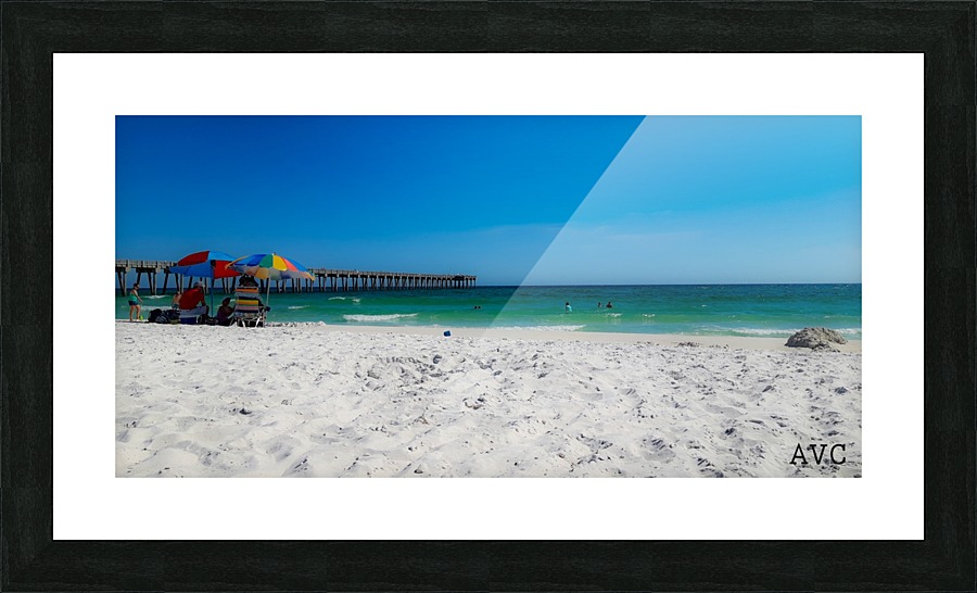 The Emerald Coast Picture Frame print