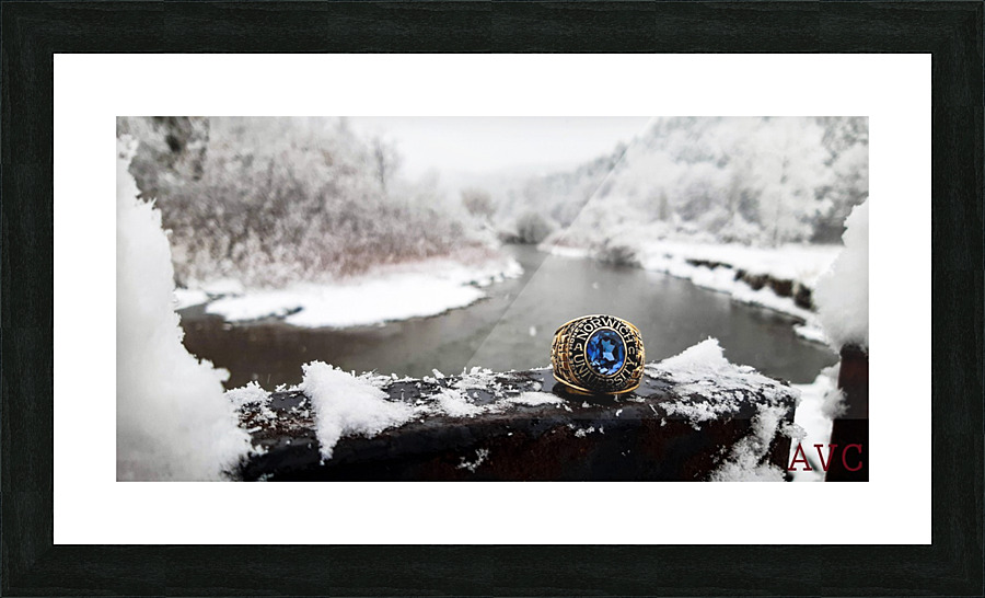 One for the Ring-- Winter Picture Frame print