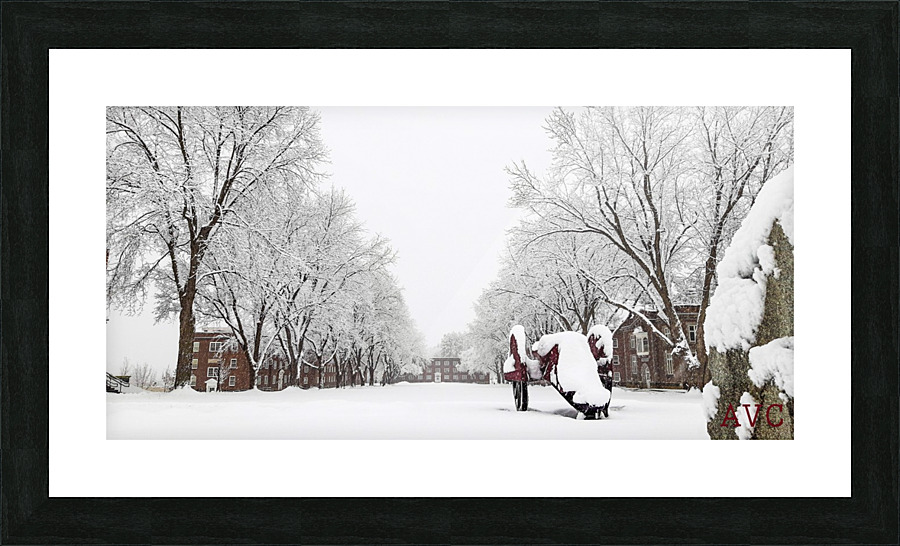 Parade Ground-- Winter Picture Frame print