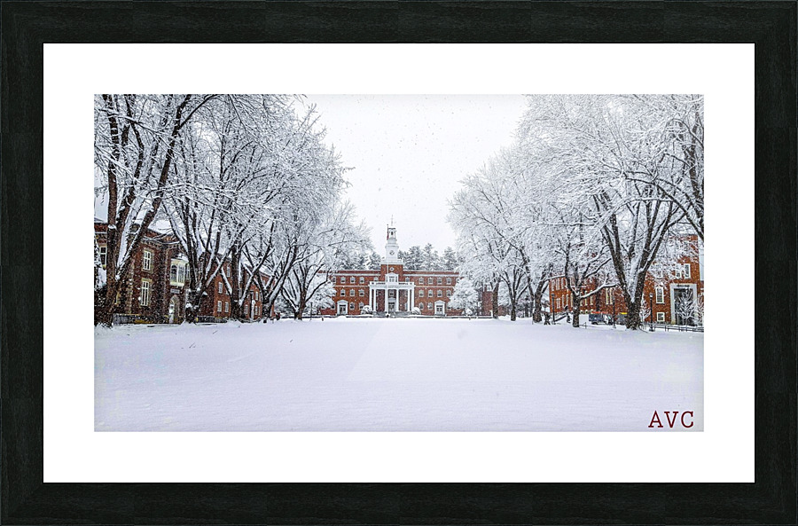 Upper Parade Ground- Winter Picture Frame print