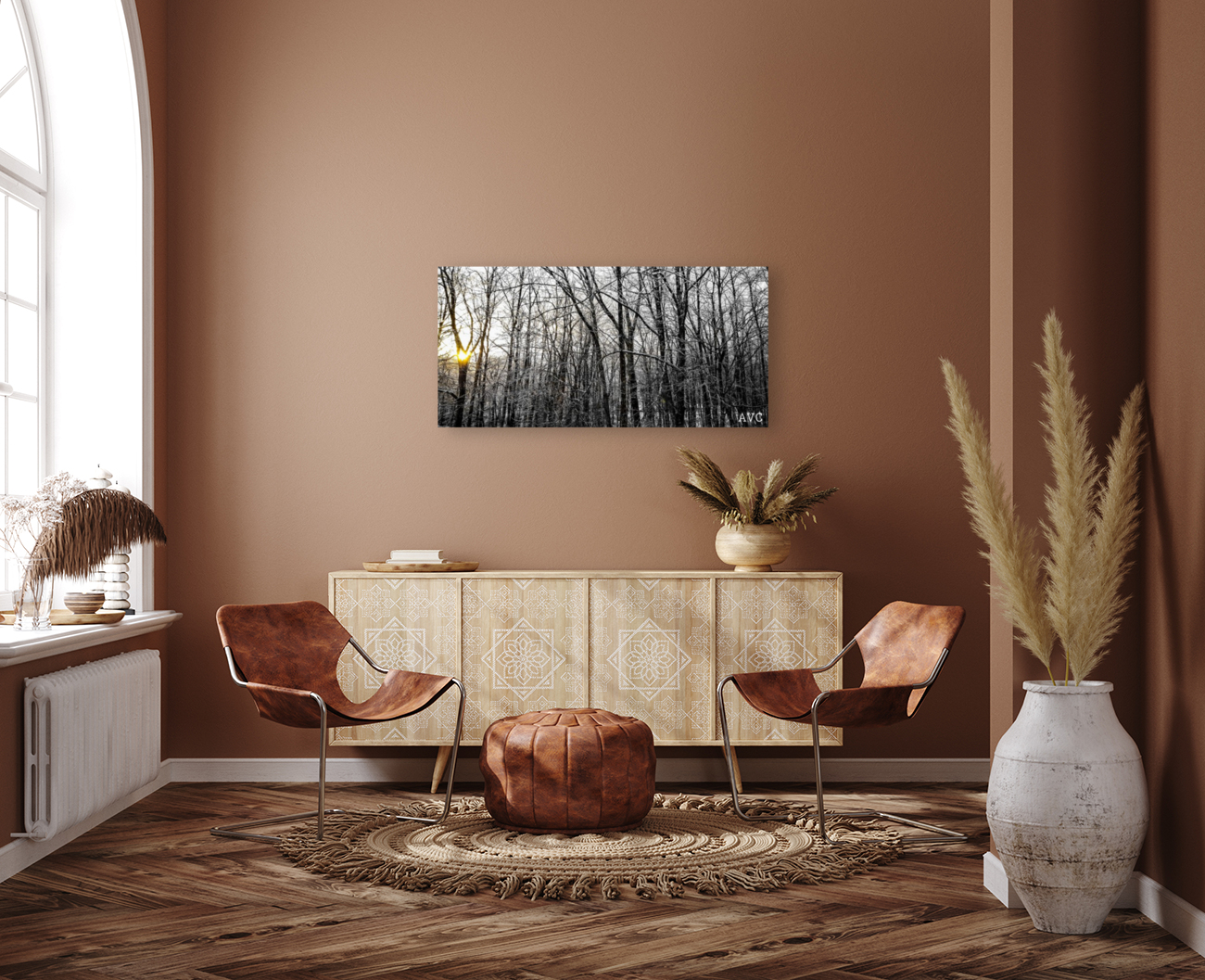 Through the Icy Trees Reproduction