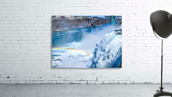 Waterfall Rainbow Wall Preview