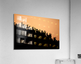 Oceanfront Silhouettes Acrylic Print