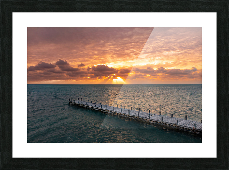 Lone Dock Picture Frame print