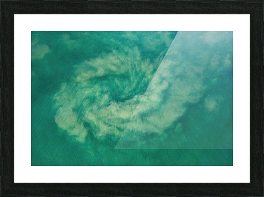 Ocean Vortex Picture Frame print