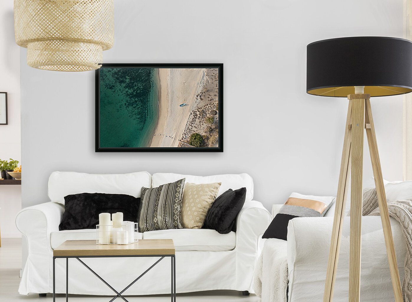 Secluded Beach Reproduction