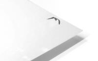 Whale Tail B&W HD Metal print