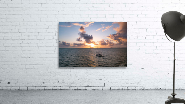 Boating Sunset Wall Preview