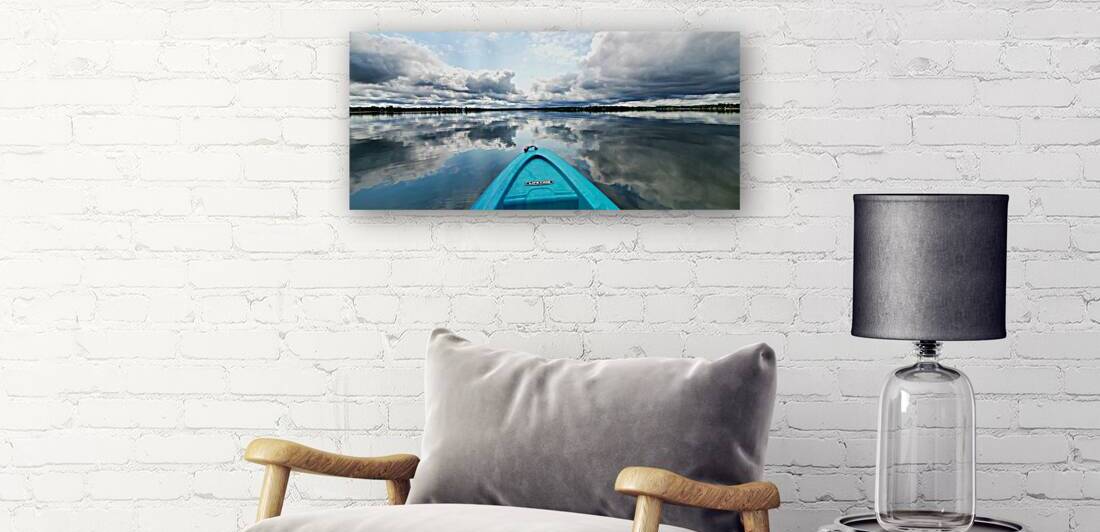 Kayak   calm water by Lori Gallery