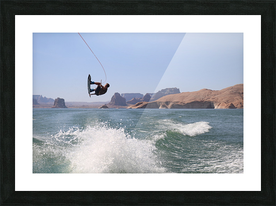 Lake Powell Wakeboarding Picture Frame print