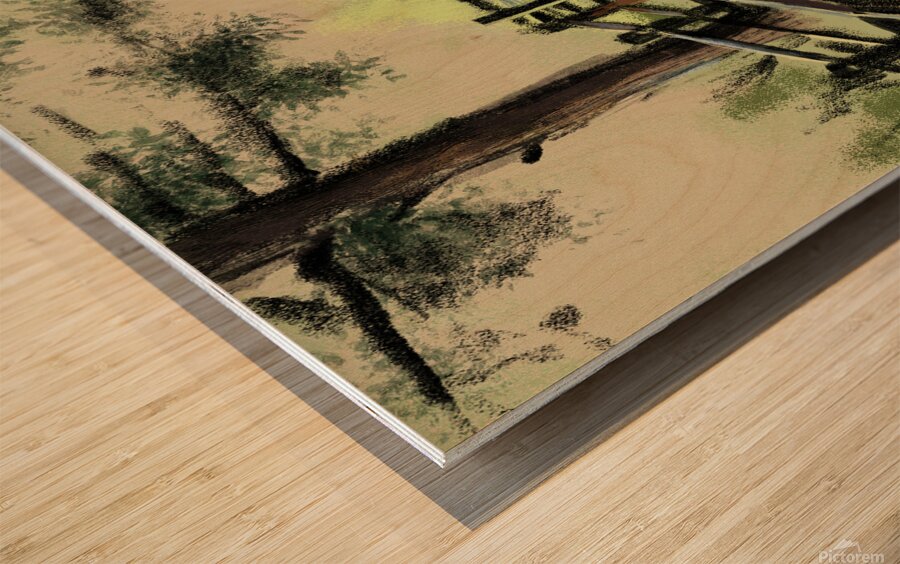 Worlds End Wood print