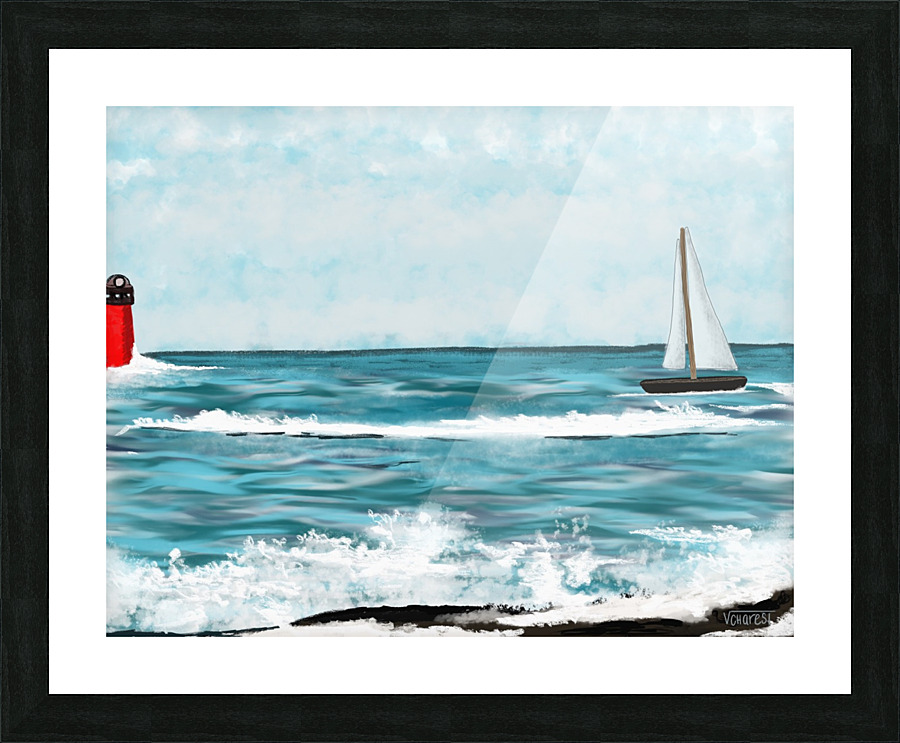 Ocean Picture Frame print