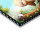 Flux Dev Draw a cute little bird with soft feathe Acrylic print