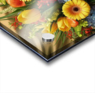 Bright yellow tulips and Gerbera Acrylic print