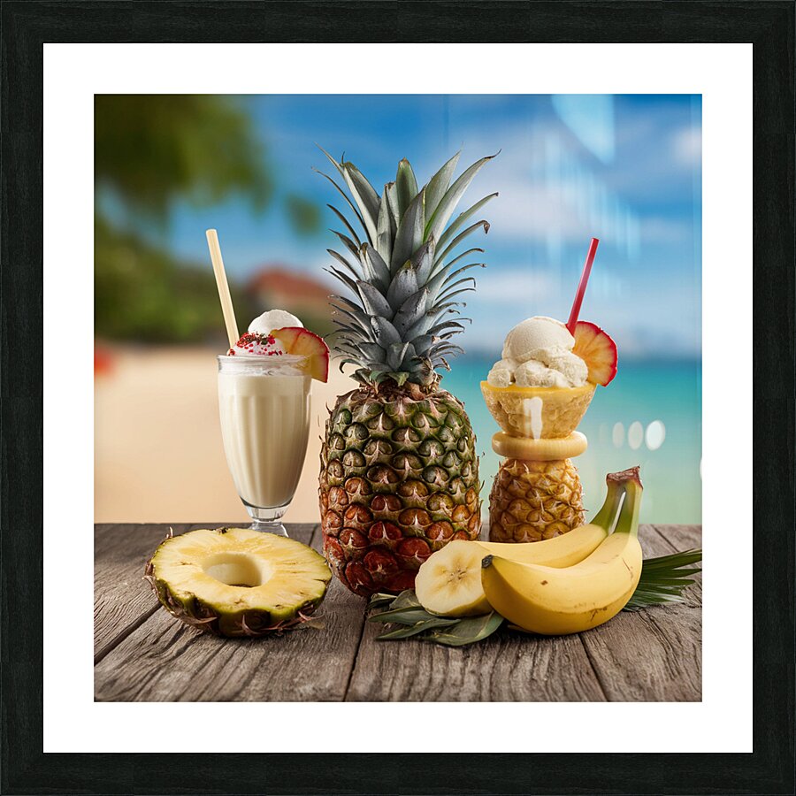 vacation in Hawaii Picture Frame print