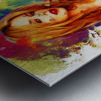 Kylie Minogue Portrait Smudge by Gunawan Rb Wall Art