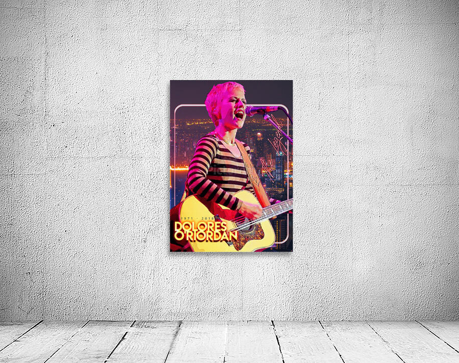 The Legend Dolores O Riordan Tonight Show Music by Gunawan Rb Wall Art