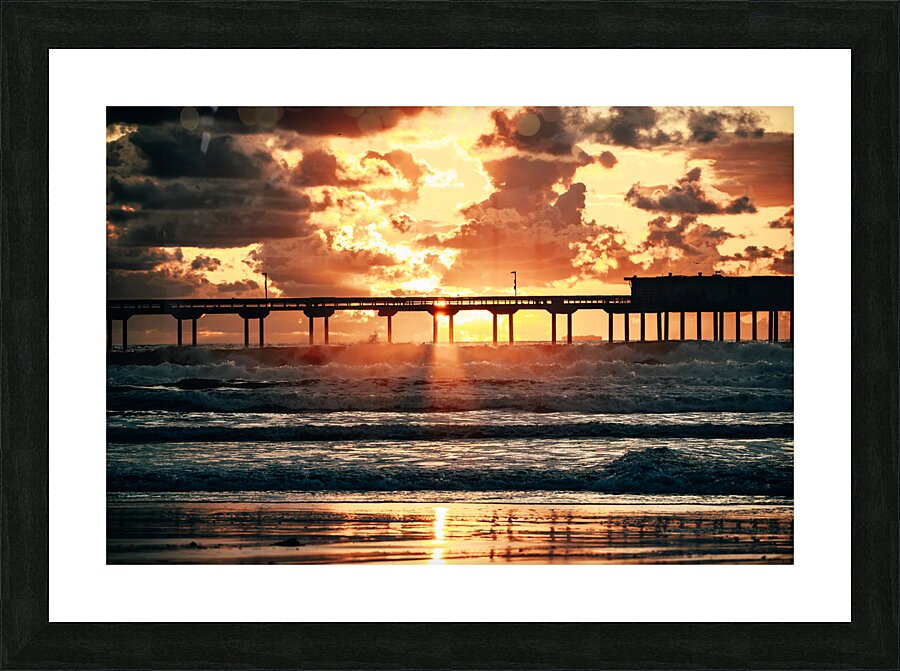San Diego 4 Picture Frame print